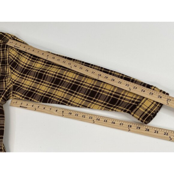 NWT LL Bean 1912 Overshirt Men’s L Tall Slightly Fitted Mustard Brown Plaid Jac - Picture 16 of 16